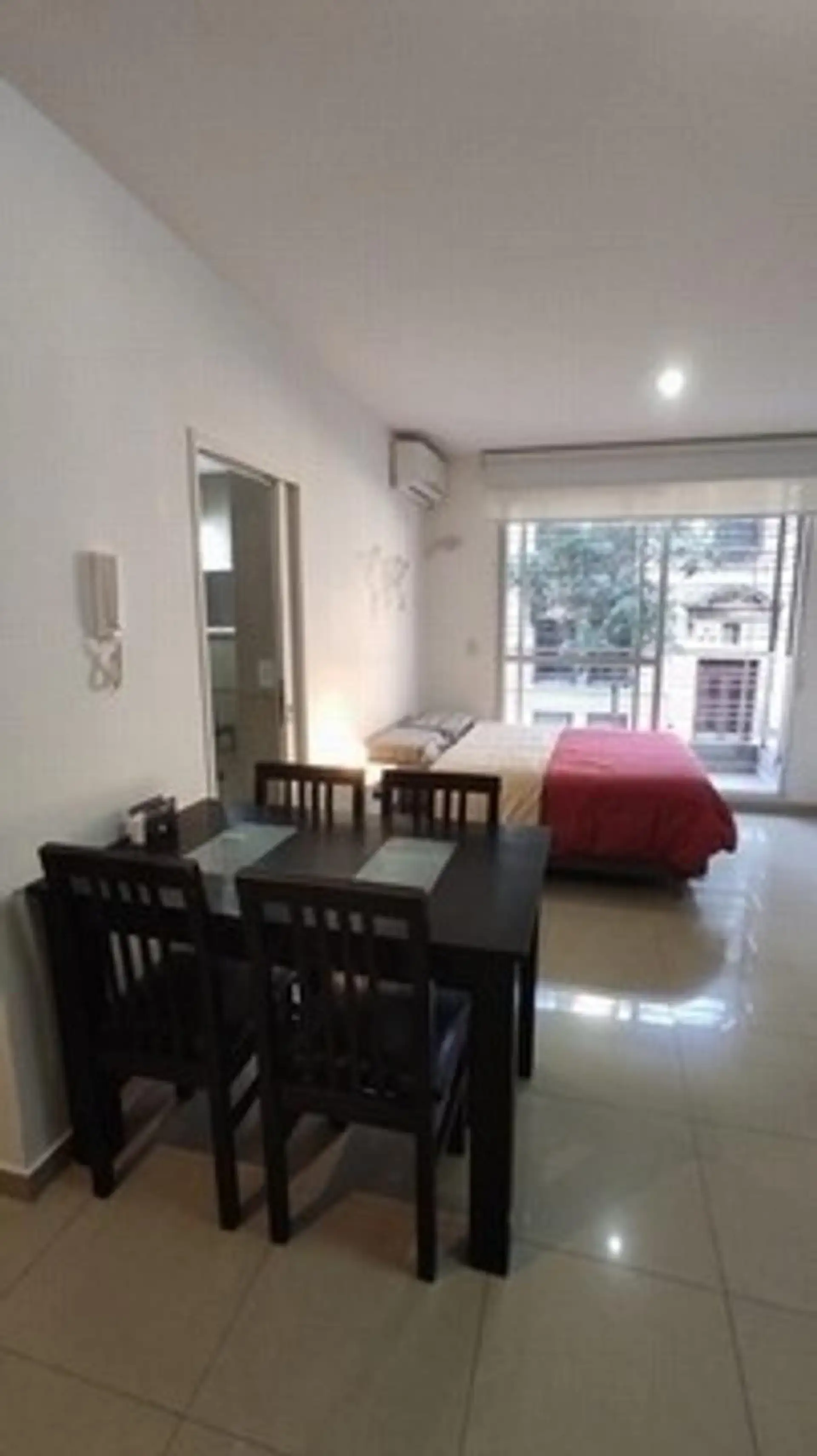 Furnished one-bedroom apartment with terrace balcony in Palermo