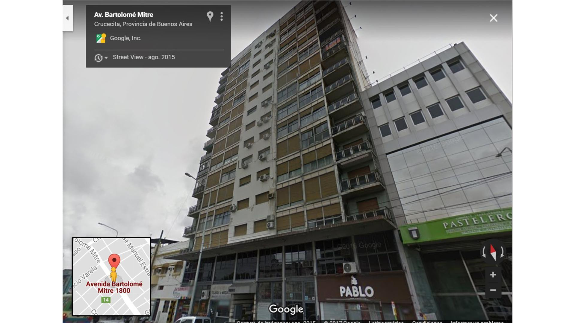 Квартира с 2 спальнями и балконом на Av. Mitre в Avellaneda