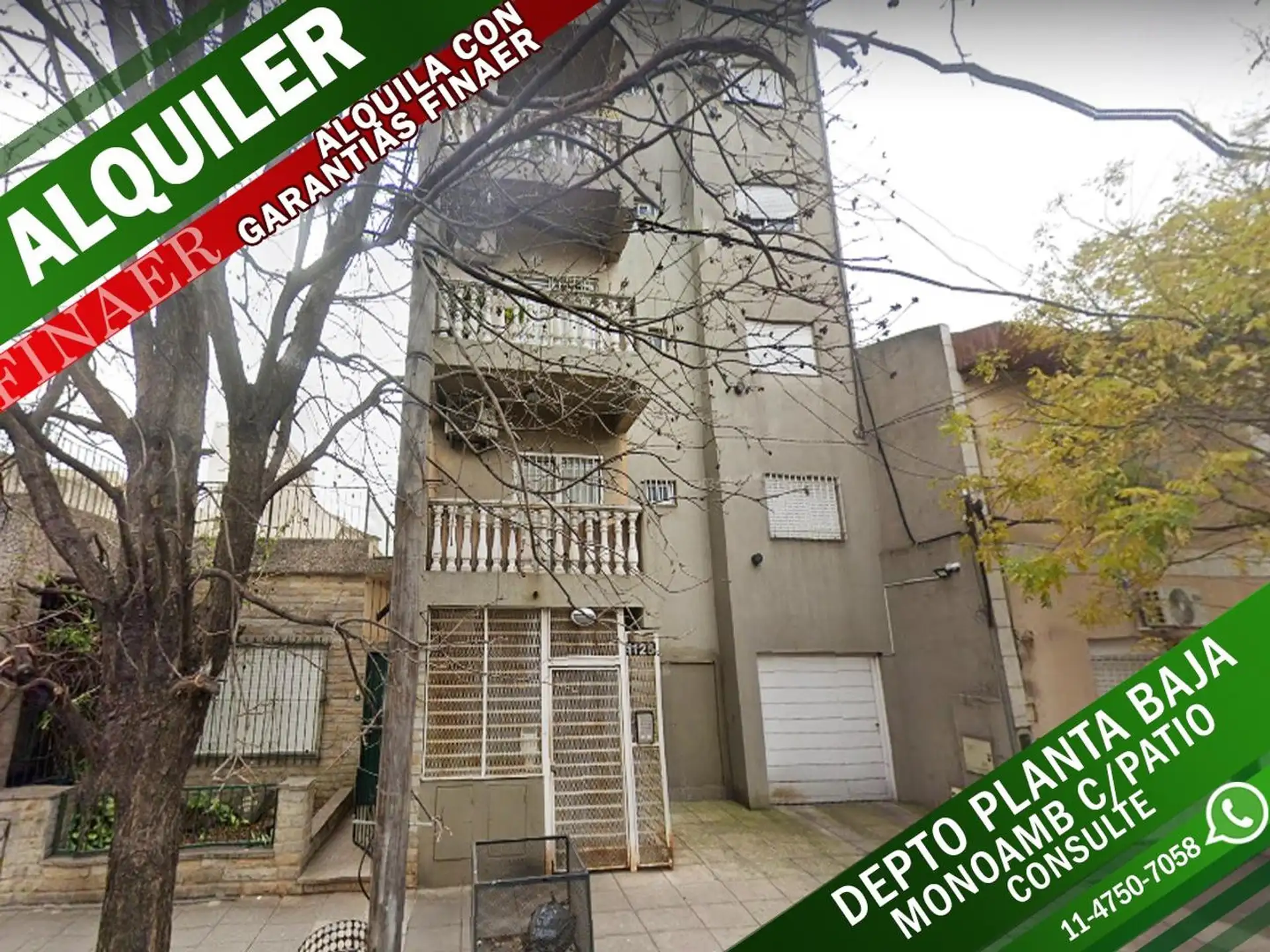 Apartamento térreo de 1 quarto em Santos Lugares