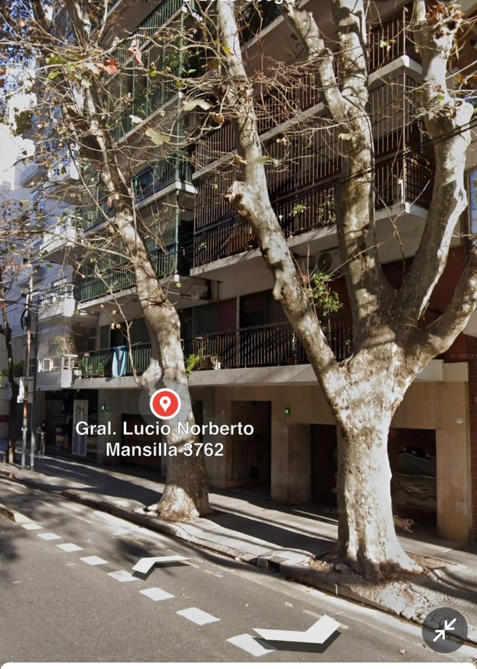 Apartamento de dois ambientes com varanda em Palermo