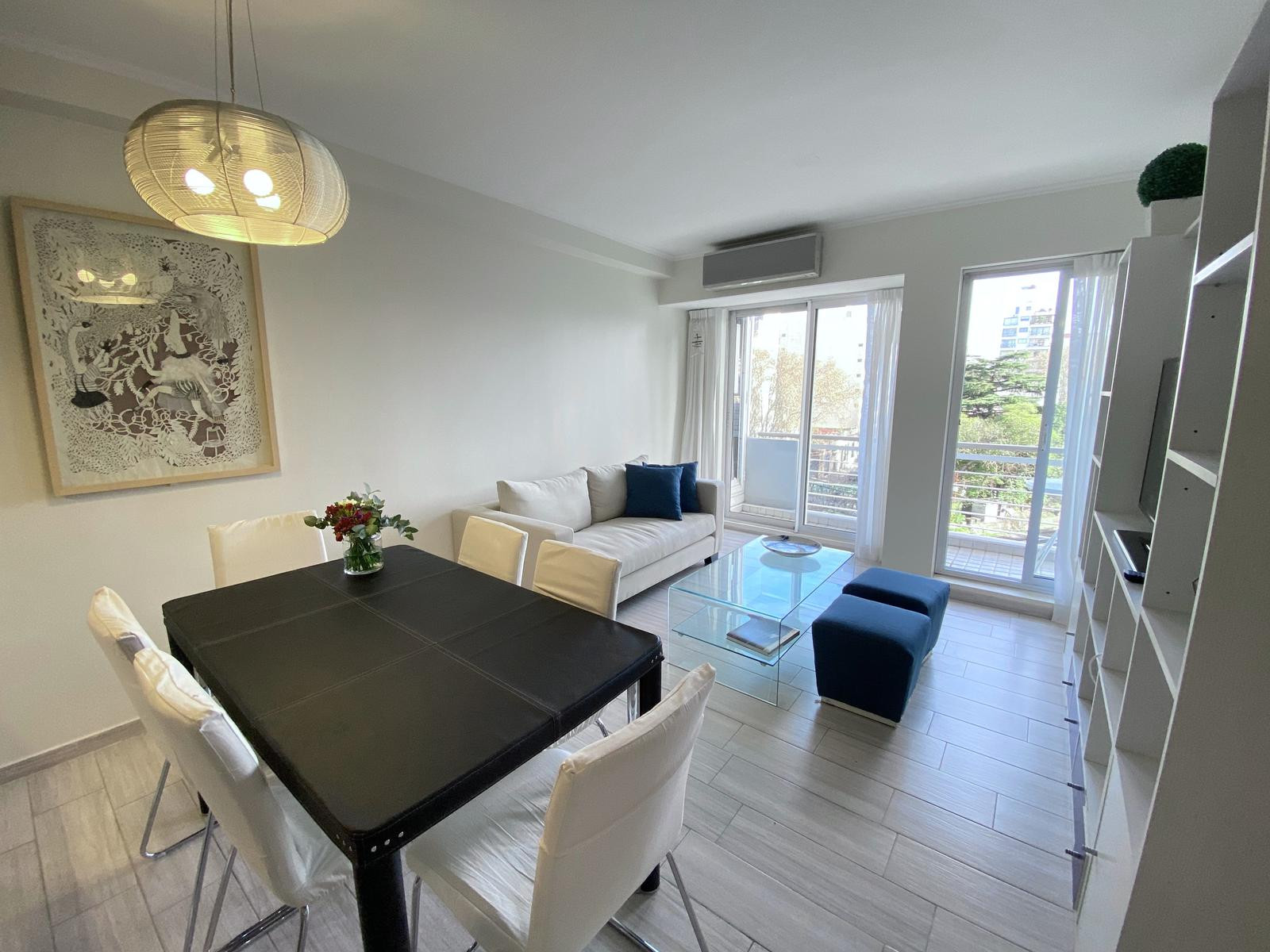 Apartamento de dois ambientes com 1 quarto em Palermo