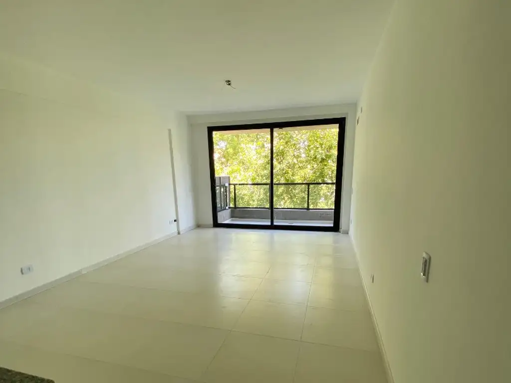 Studio with long balcony