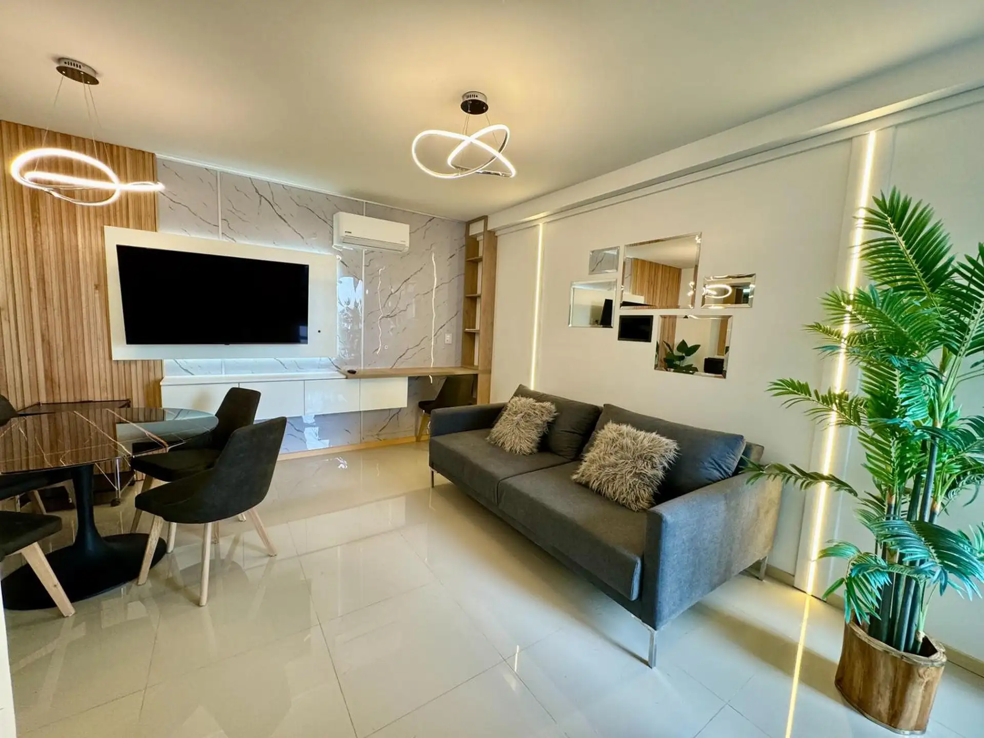 Departamento amoblado de 2 ambientes con cochera en Belgrano