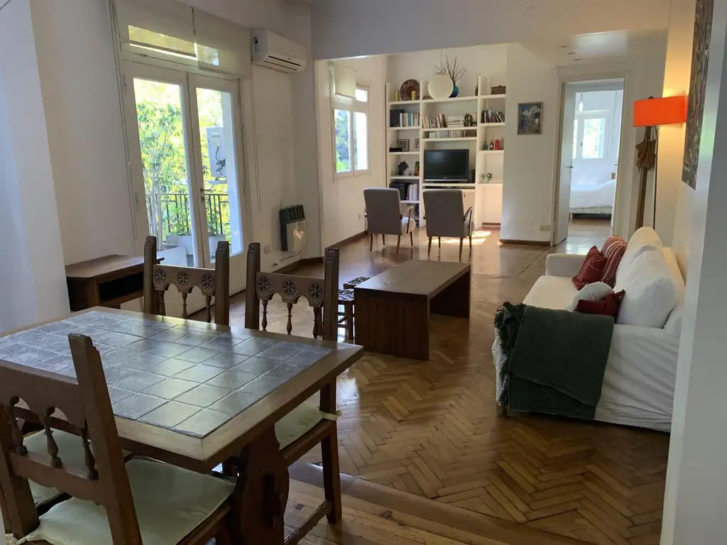 Recoleta, balcón corrido, 1 dormitorio