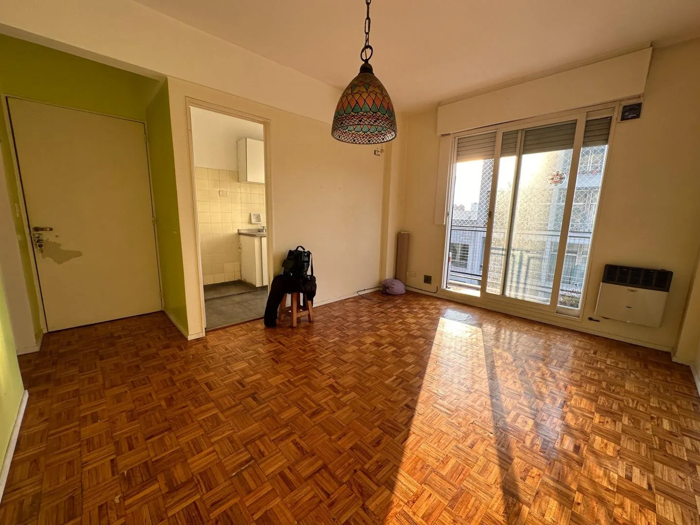 Two-room apartment with balcony in Villa Urquiza
