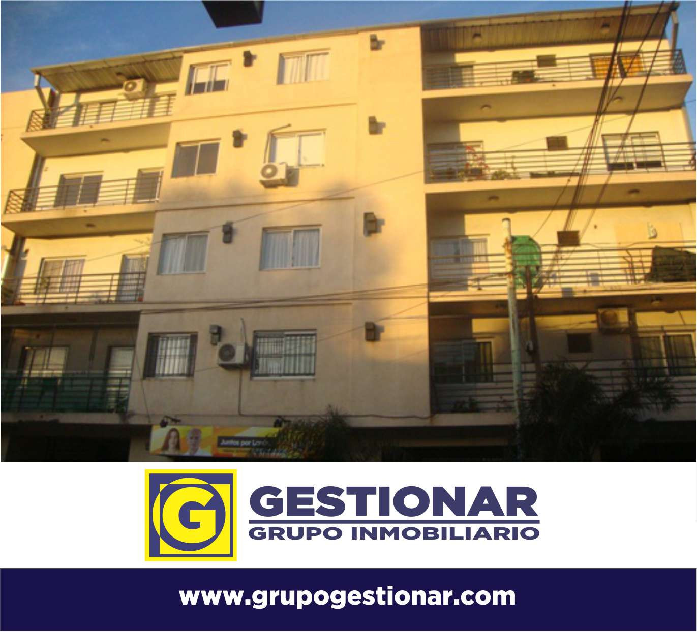 Apartamento de 2 dormitórios no primeiro andar em Valentín Alsina