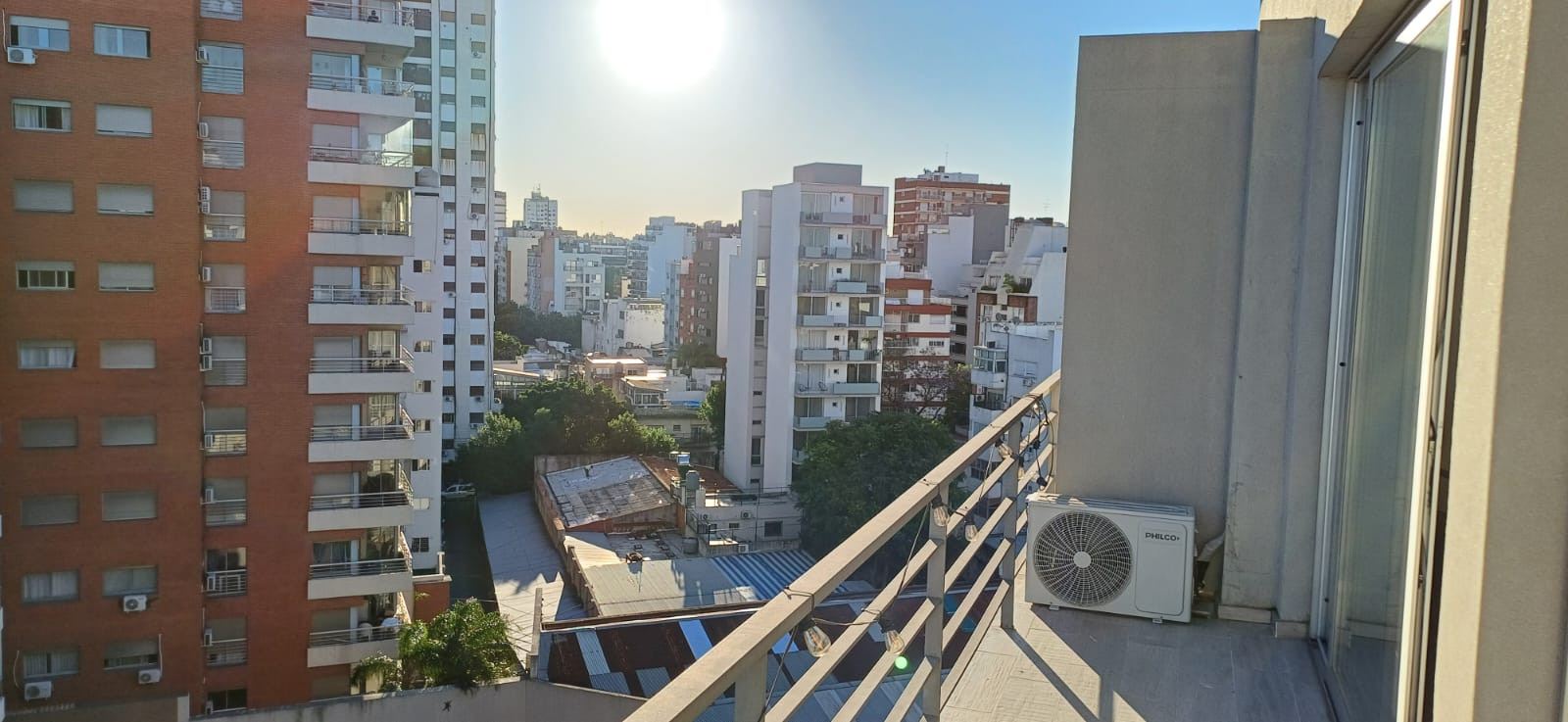 Studio apartment with balcony in Agronomía