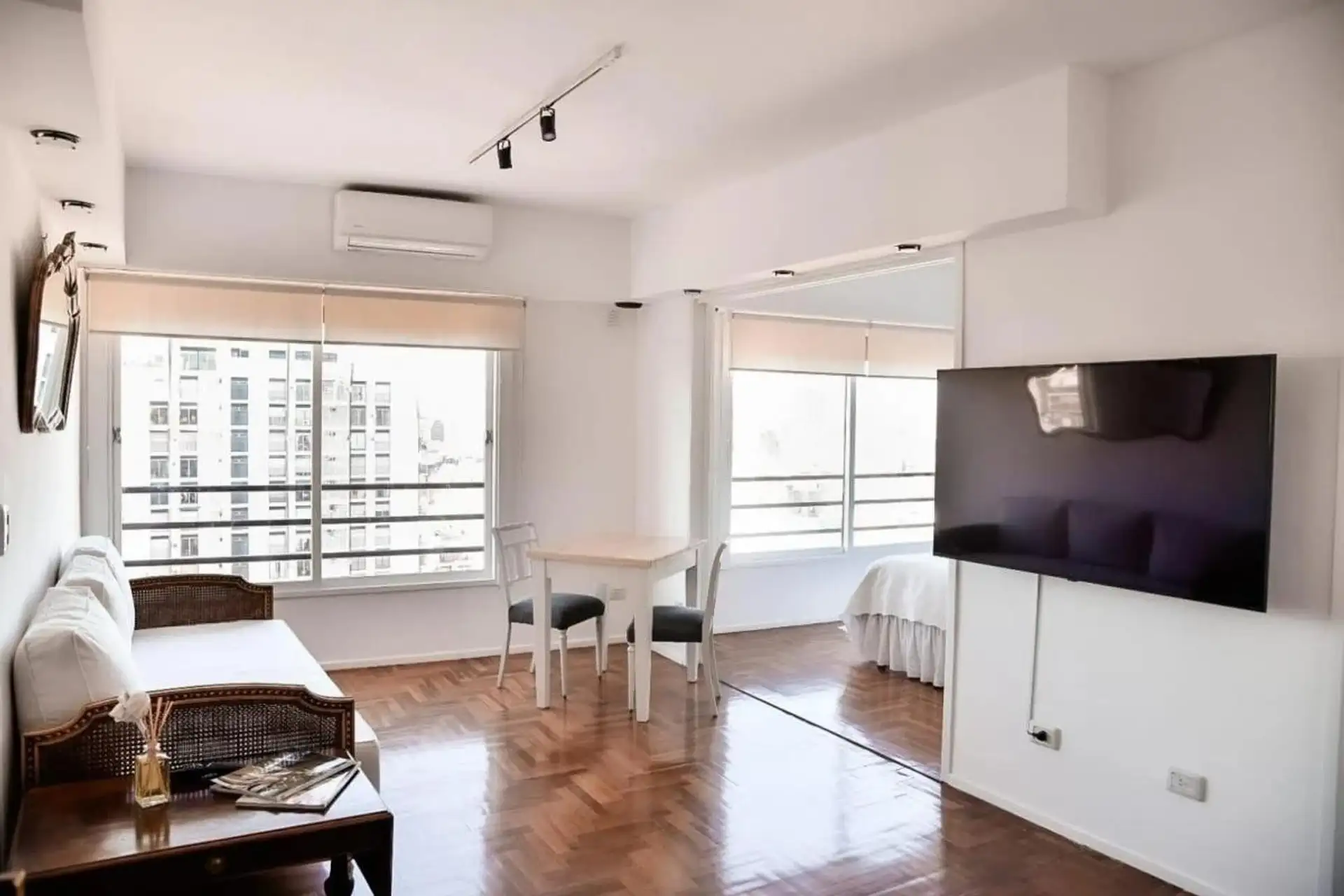 Apartamento de 1 quarto em Recoleta com ar-condicionado e Wi-Fi