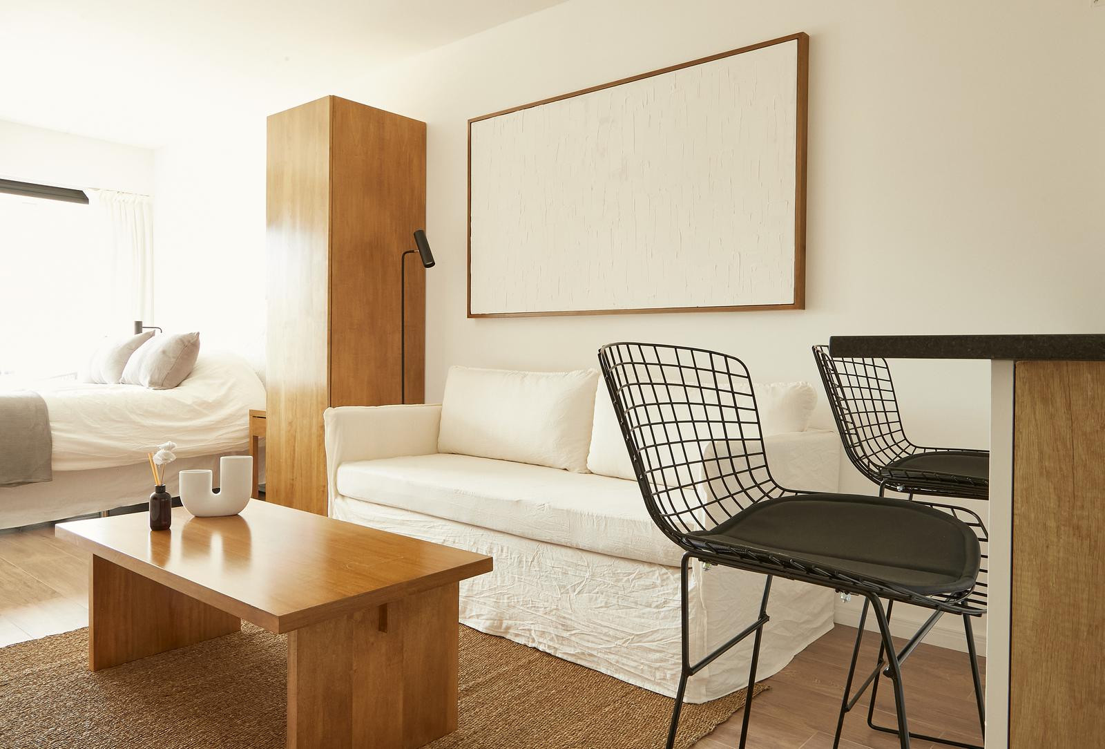 Квартира-студия с балконом в Abasto, с мебелью