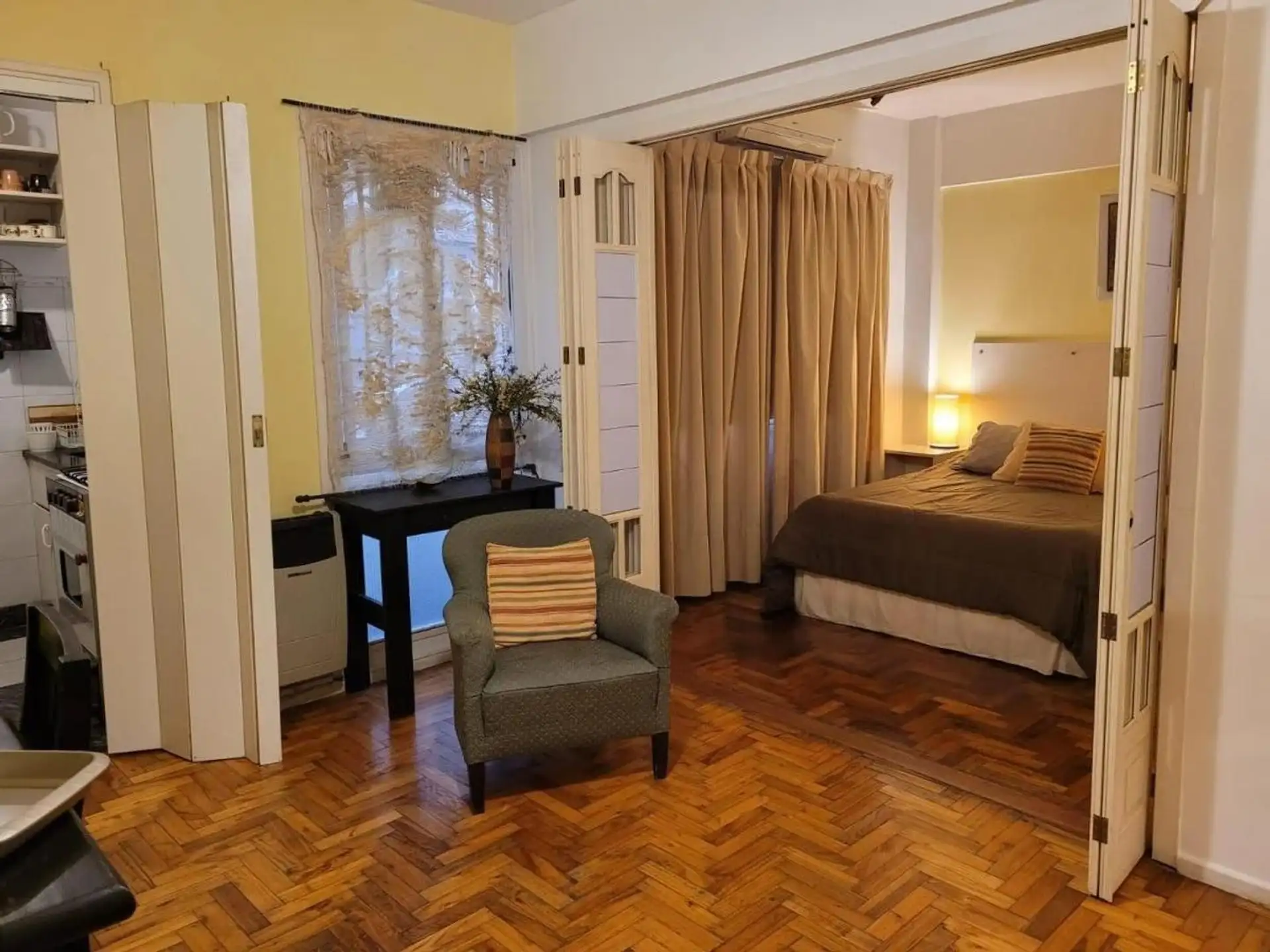 Apartamento mobiliado de 2 ambientes com 1 quarto em Palermo