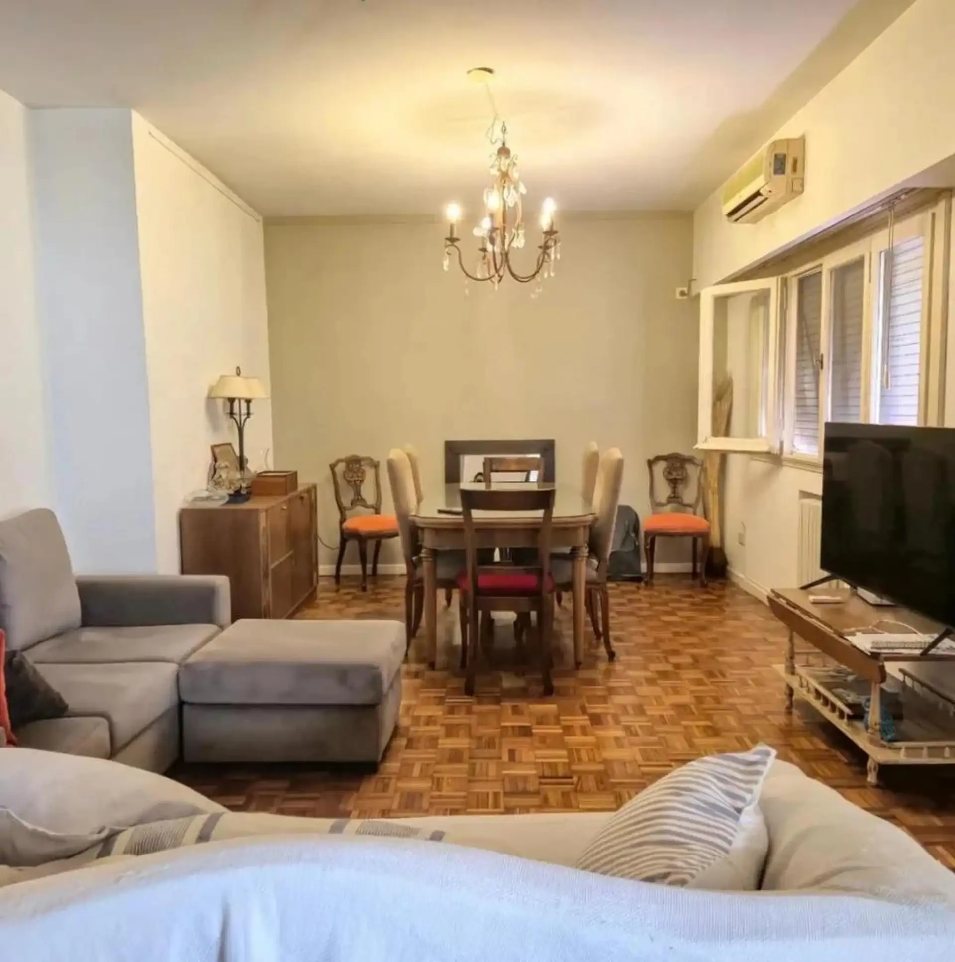 Departamento de 3 ambientes amoblado en Belgrano Chico