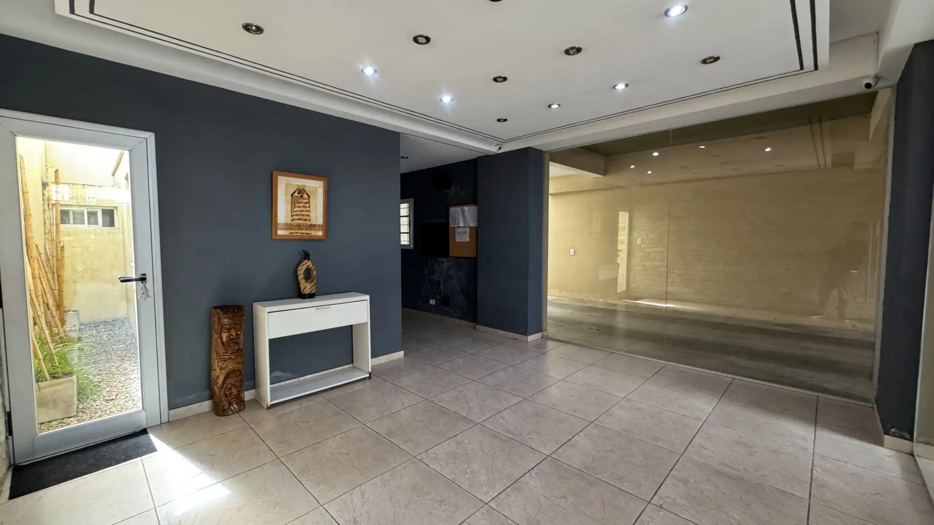 2BR, 2 balconies rear-facing