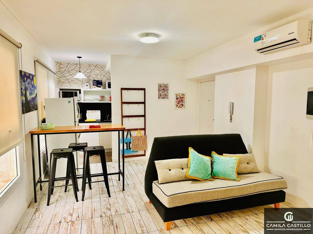 Kitnet mobiliada em Palermo de frente para o Jardim Botânico