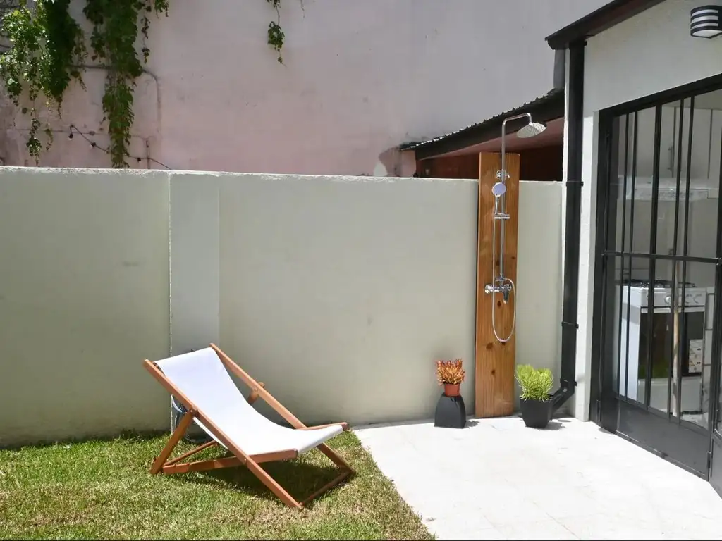 Studio with patio