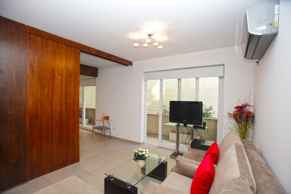 Apartamento de 2 ambientes de fundos em Palermo, com 1 quarto