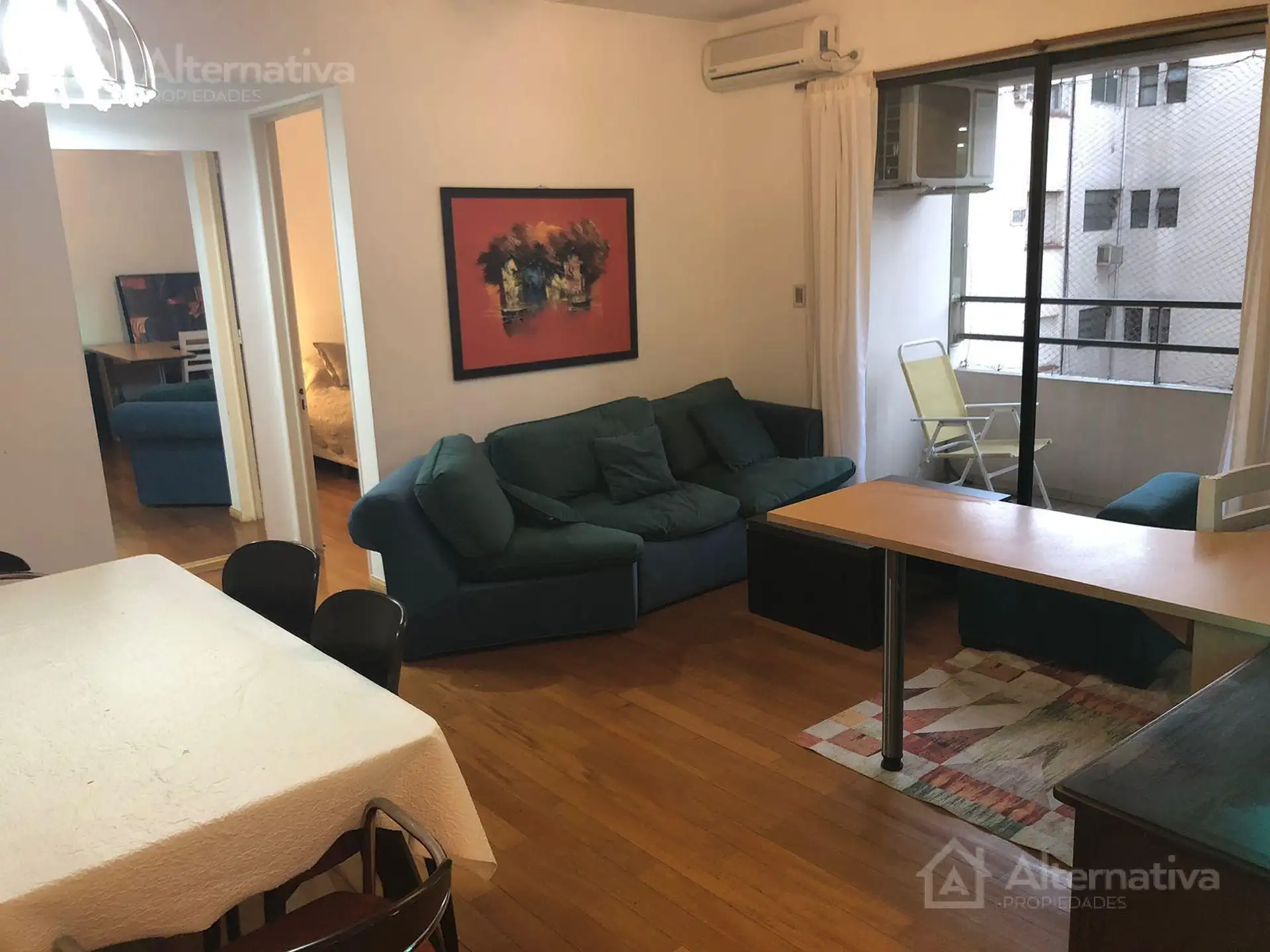 Furnished one-bedroom two-room apartment in Recoleta