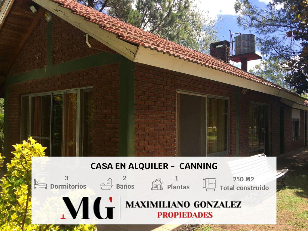 Casa en Alquiler Temporal en Canning, Ezeiza