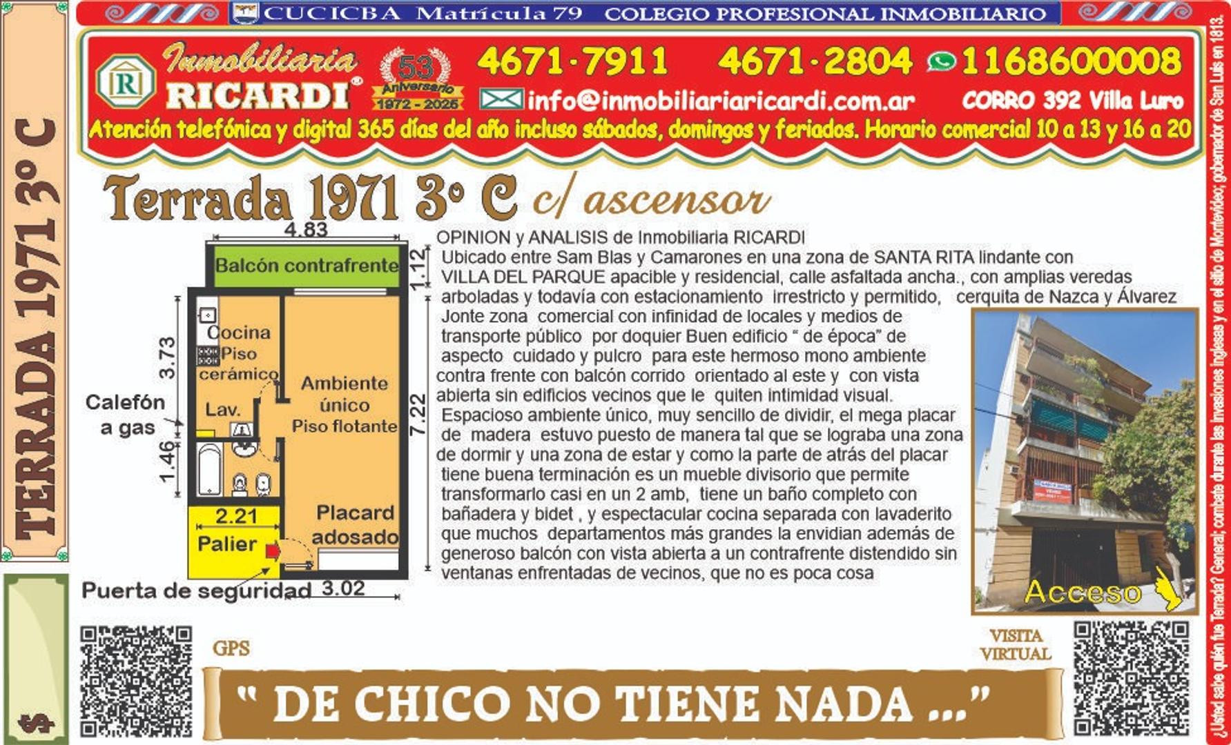 Apartamento de 1 quarto em Villa Santa Rita