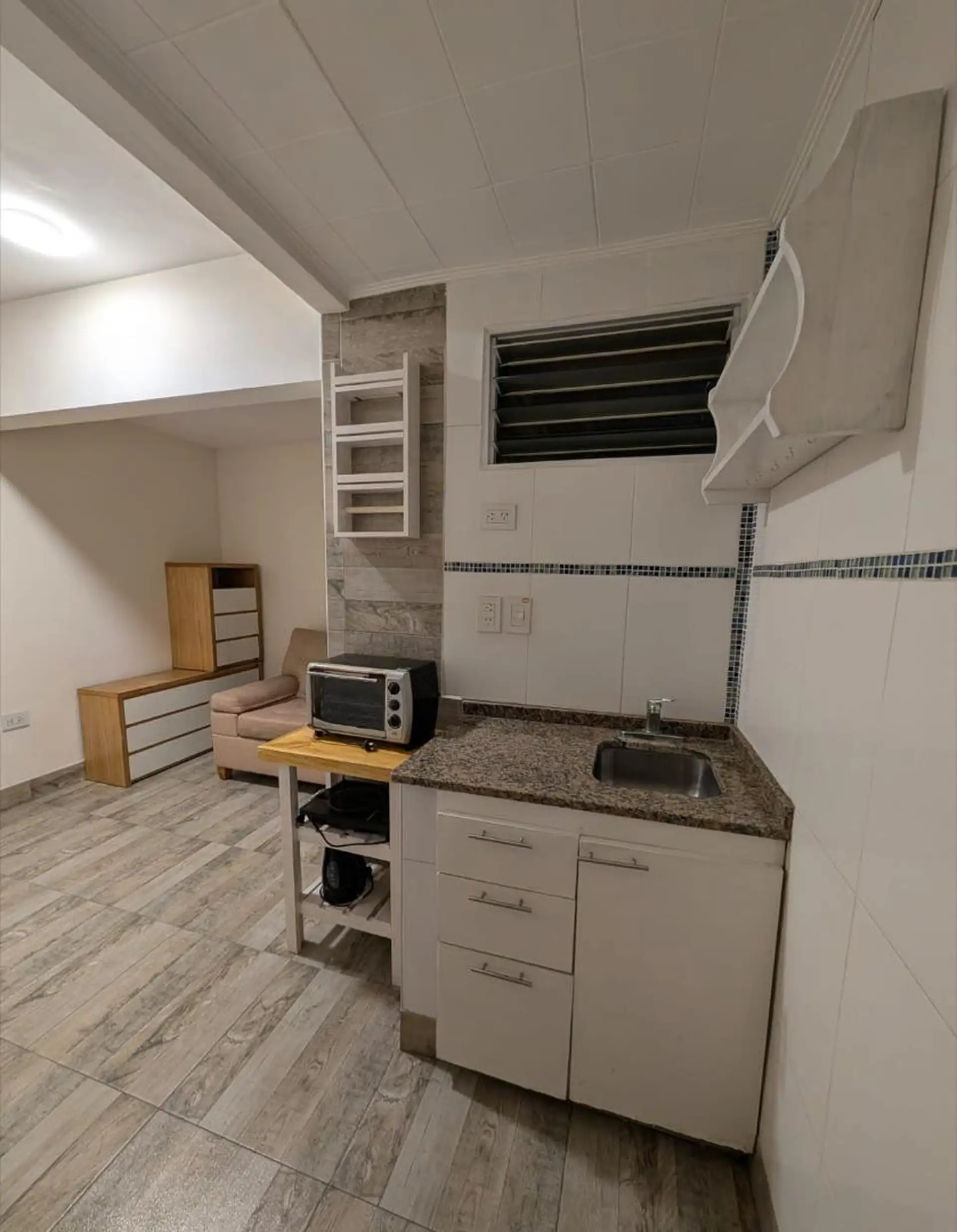 Studio with shared terrace