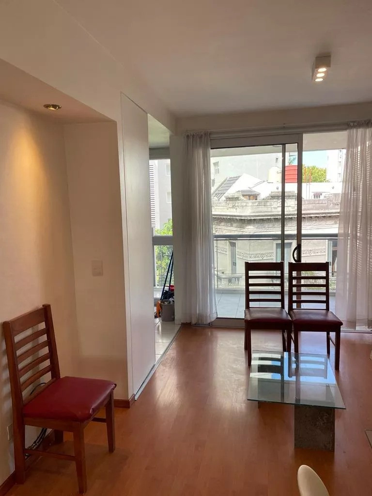 Apartamento de dois ambientes com 1 quarto mobiliado em Palermo