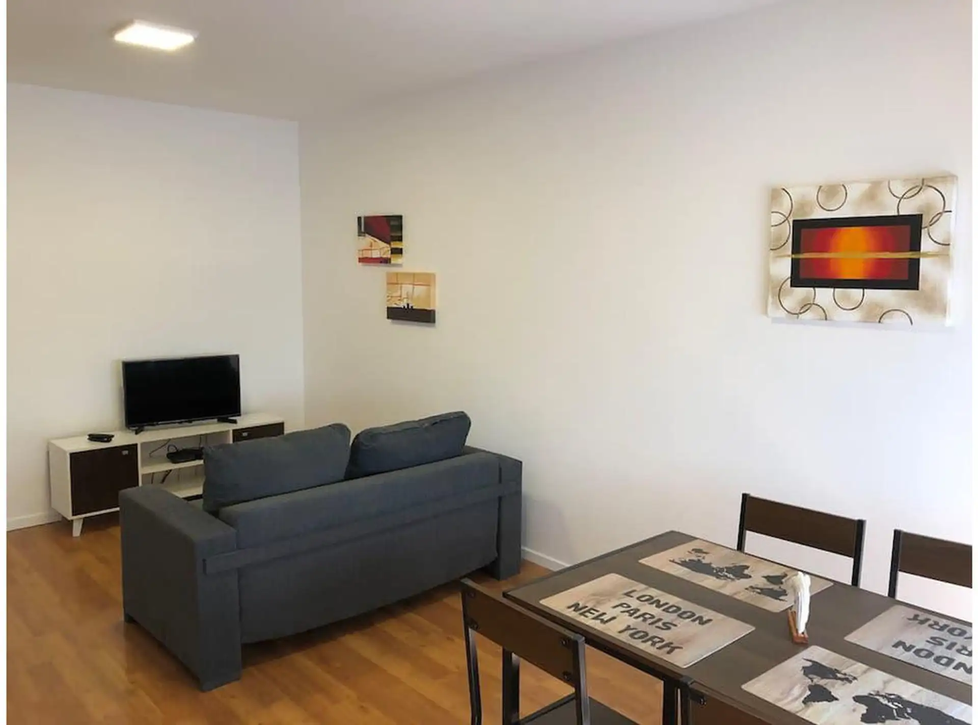 Apartamento de dois ambientes mobiliado para temporada em Palermo
