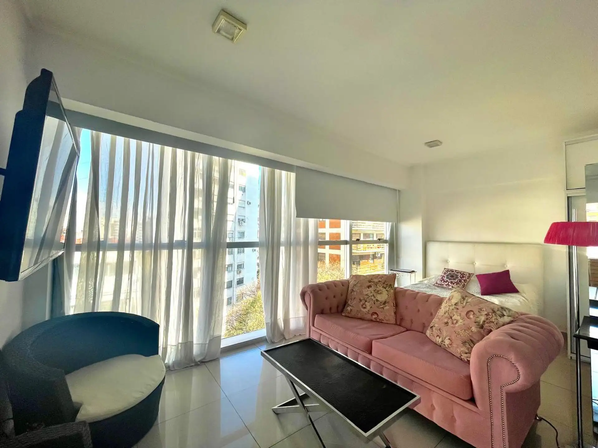 Furnished divisible studio apartment with private terrace in Belgrano