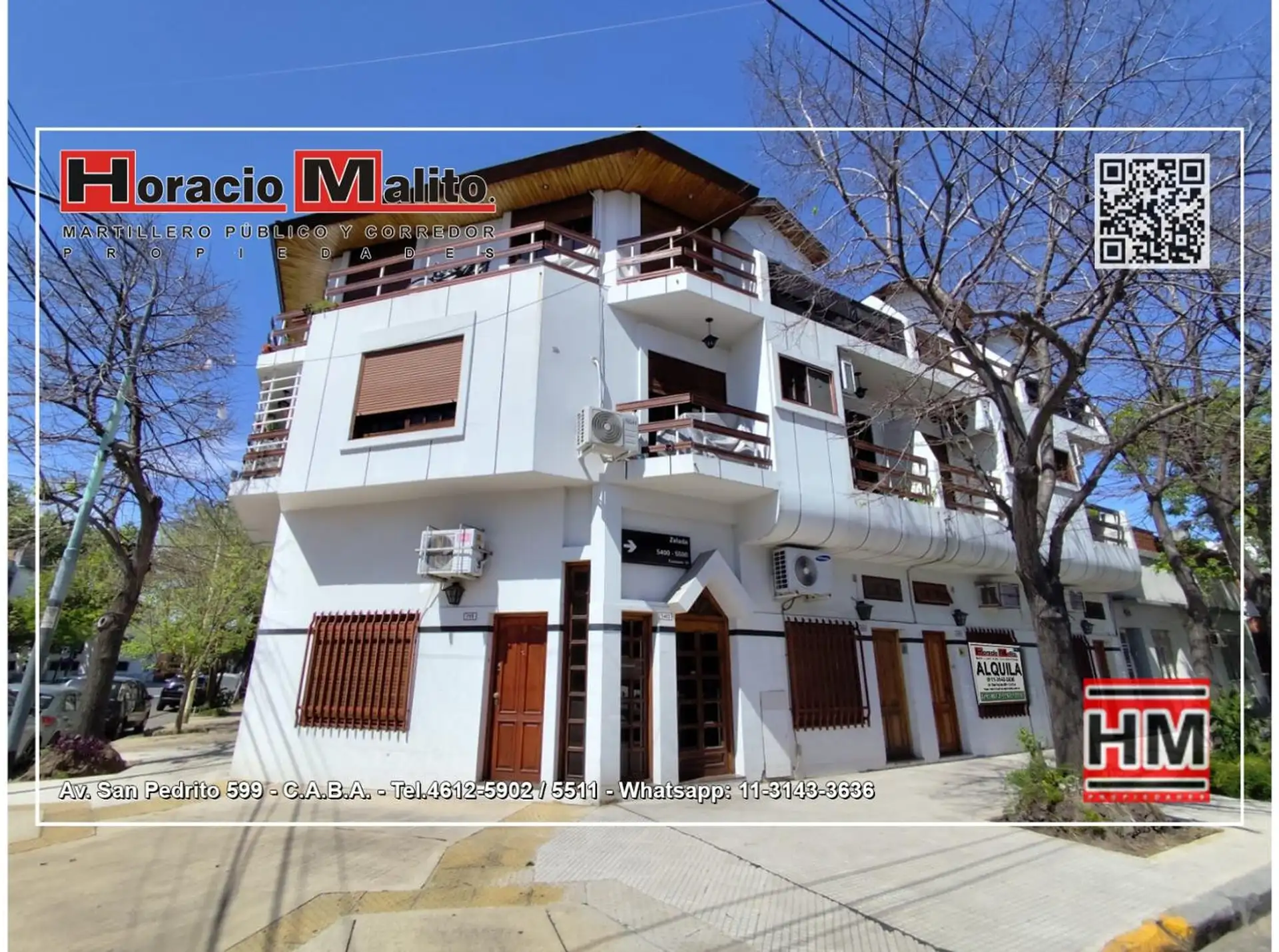 Apartamento de dois ambientes com entrada independente em Mataderos