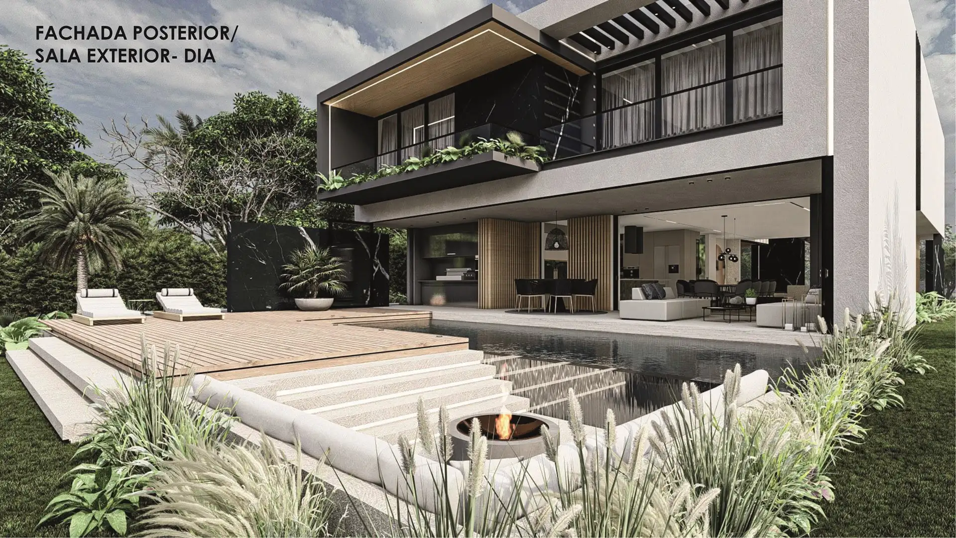 House under construction in Nordelta El Yacht, Tigre