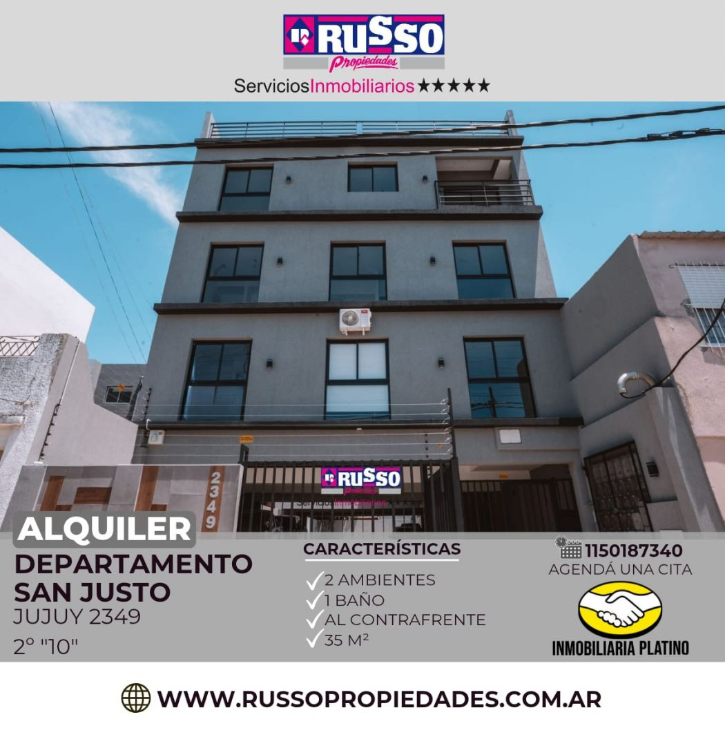 Two-room apartment in San Justo, La Matanza