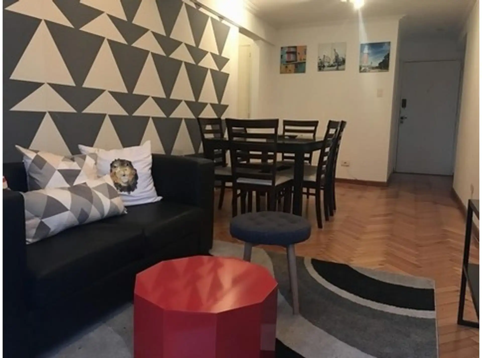 Квартира с 1 спальней с мебелью в Villa Crespo