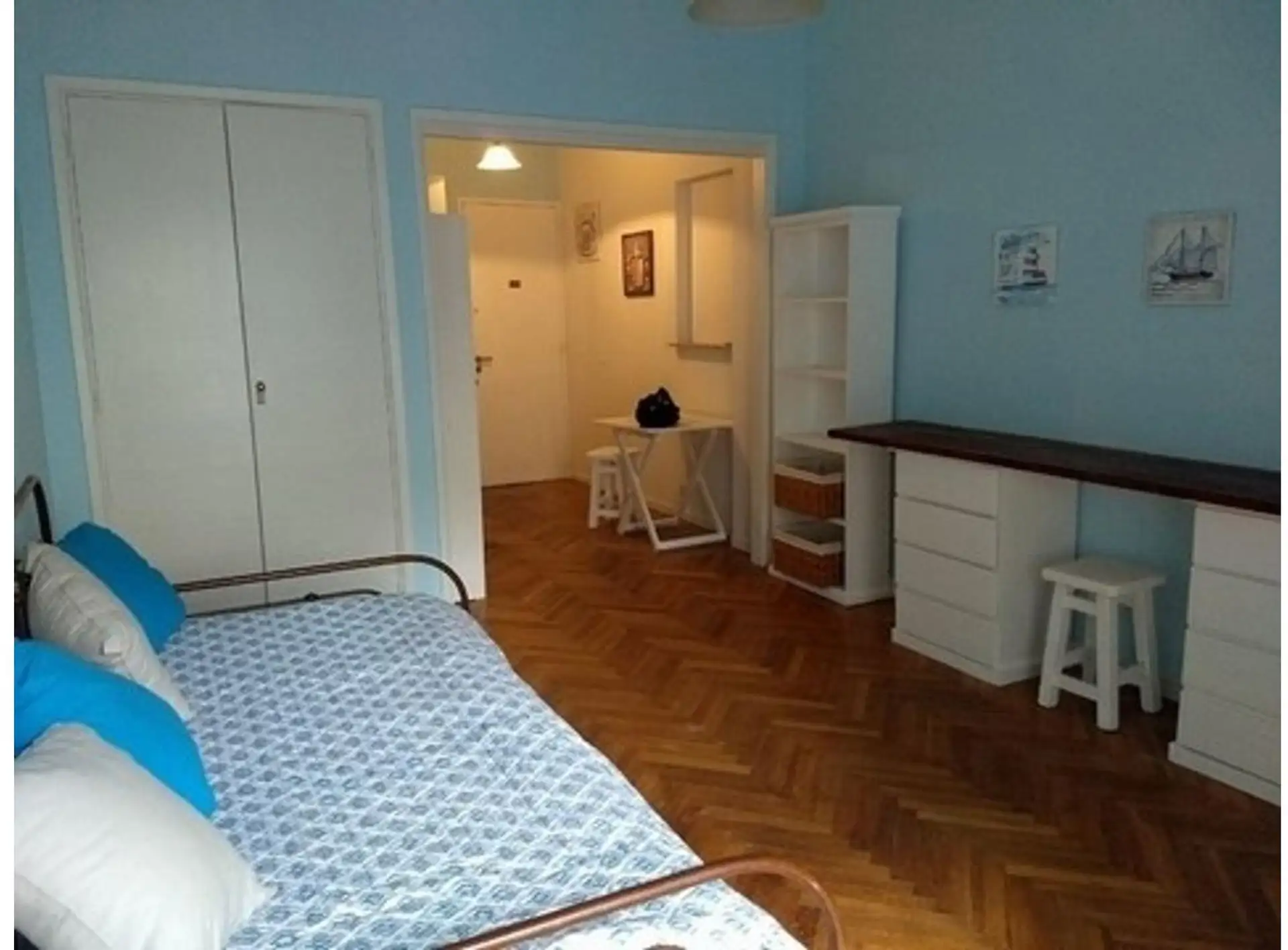 Apartamento de 1 quarto com varanda em Recoleta