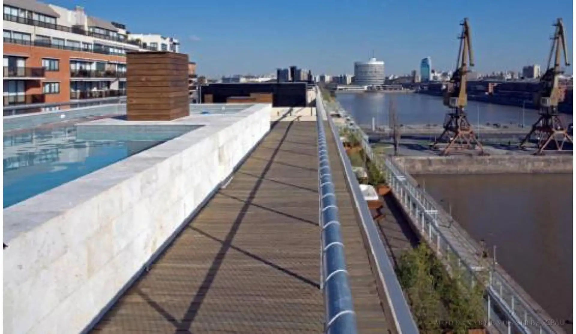 Apartamento de 1 quarto mobiliado em Puerto Madero