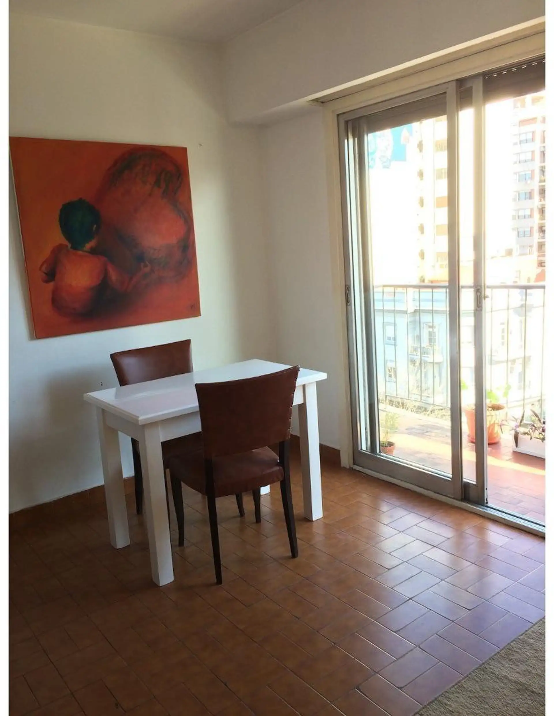 Departamento de 2 ambientes chico amoblado en Núñez