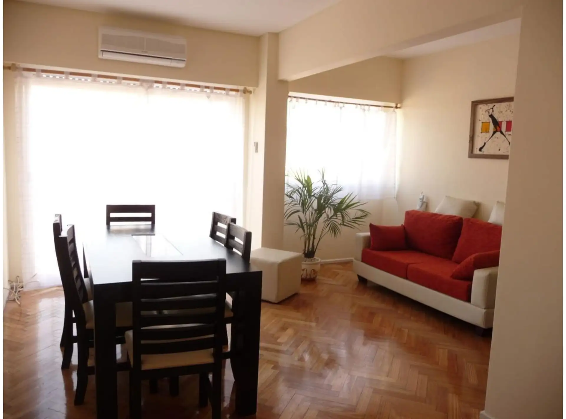 Furnished two-bedroom apartment in Balvanera