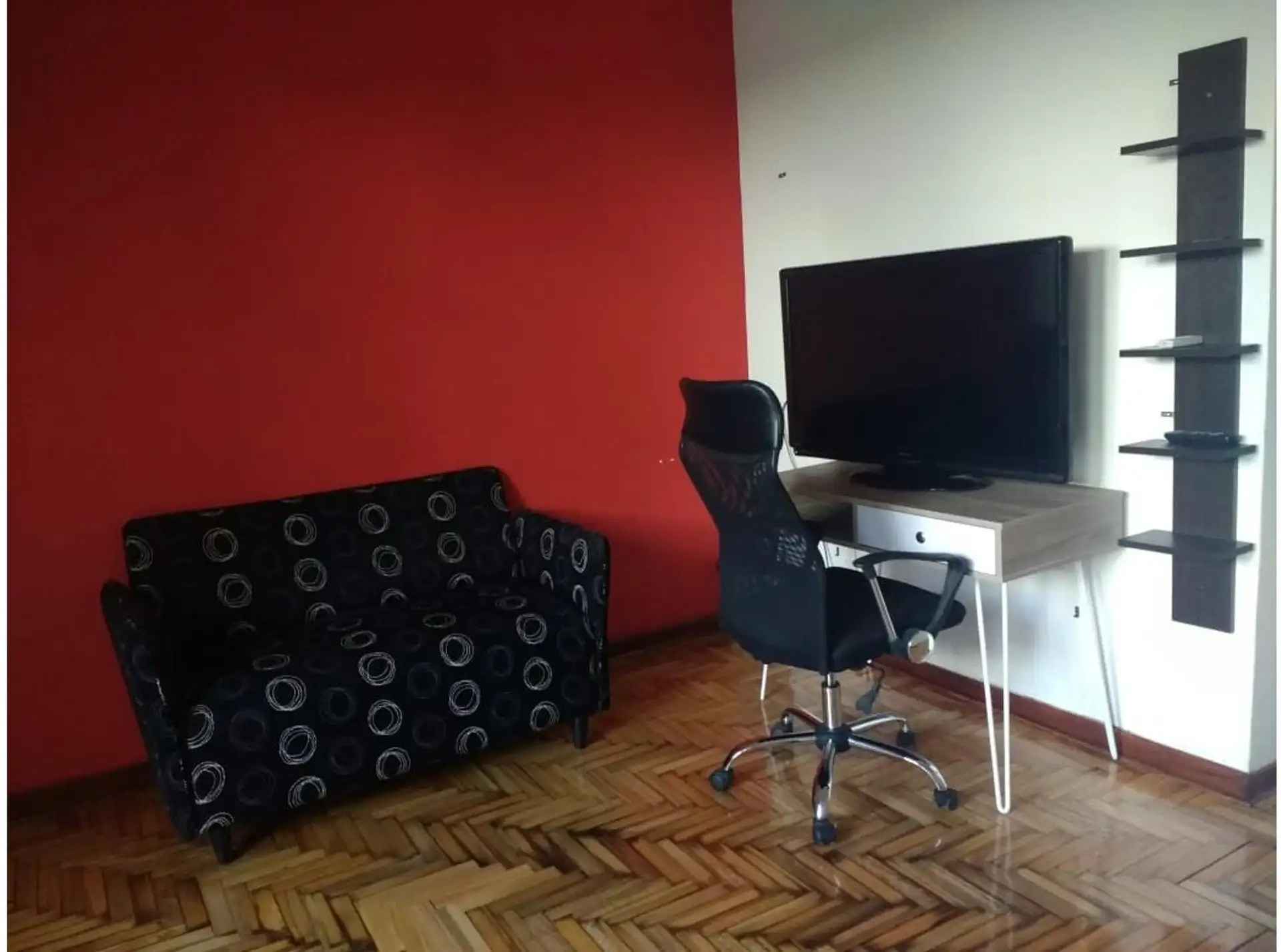 Apartamento de dois ambientes mobiliado em Balvanera