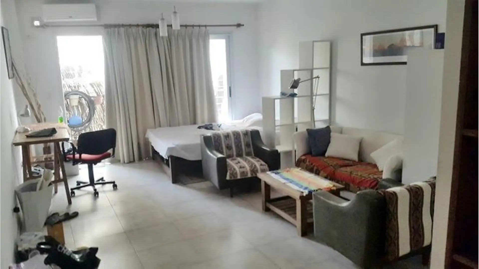 Departamento 1 ambiente con balcón en Almagro