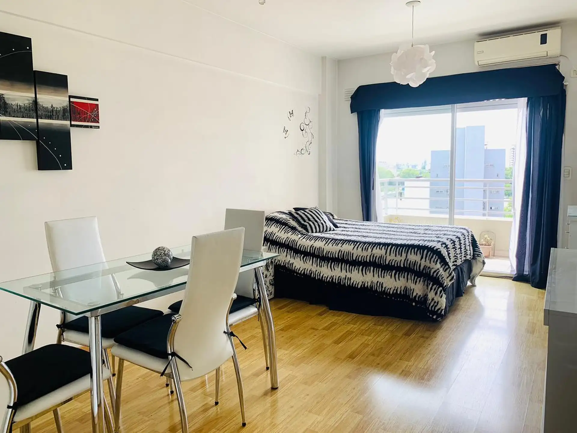 Apartamento de 1 quarto (kitnet) com varanda em Caballito