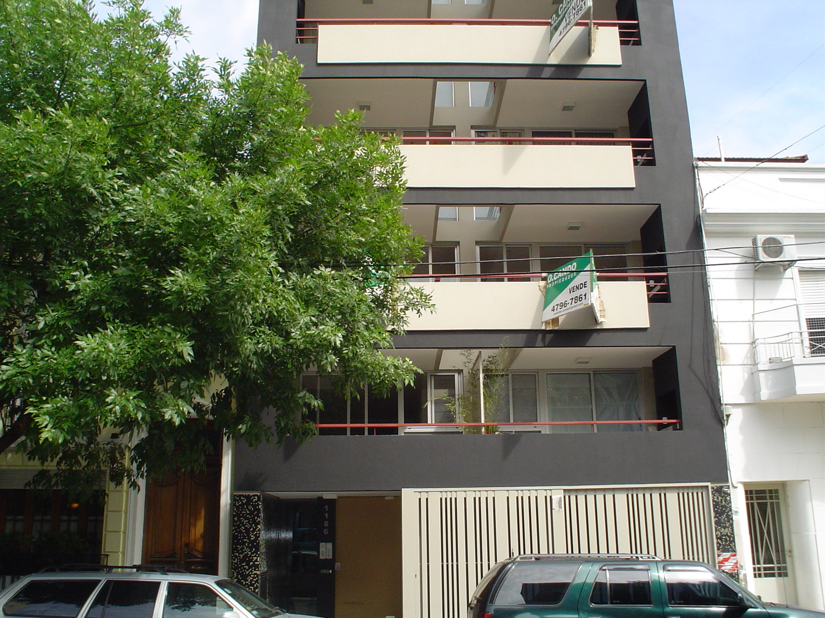 Apartamento de 1 quarto com varanda e churrasco a gás em Palermo