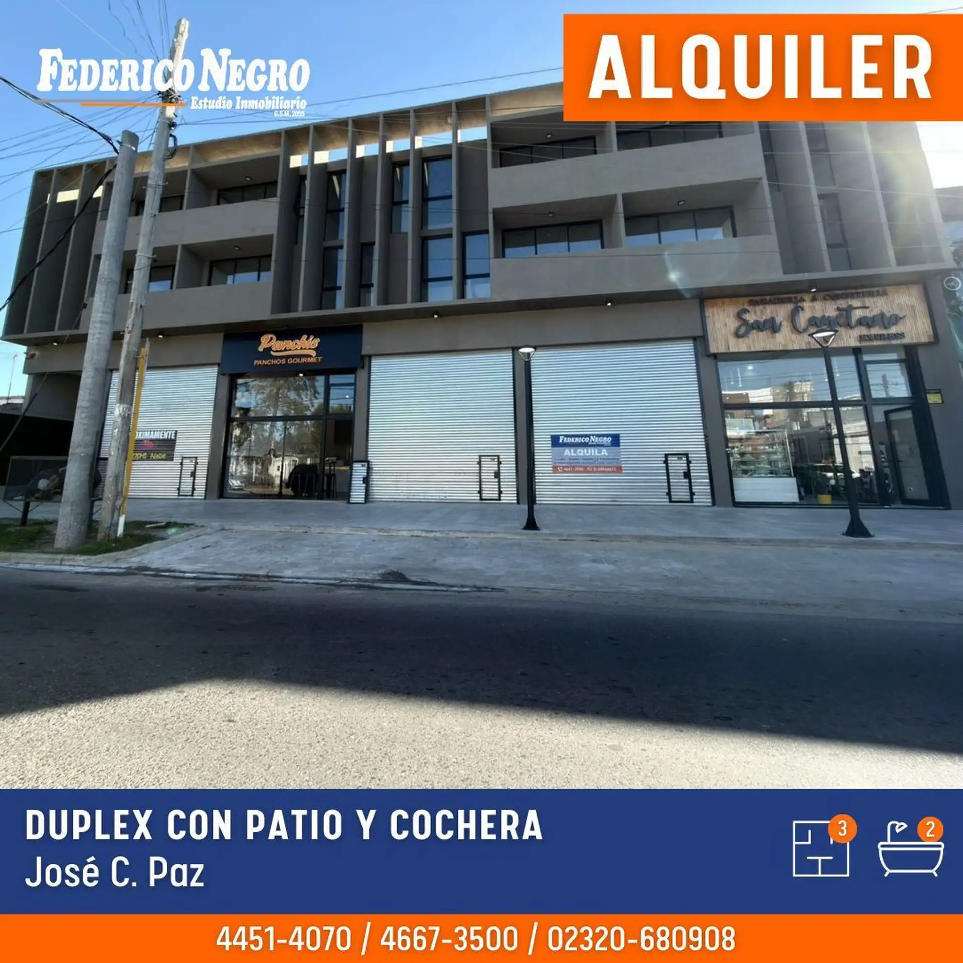 Duplex de 3 ambientes em José C. Paz