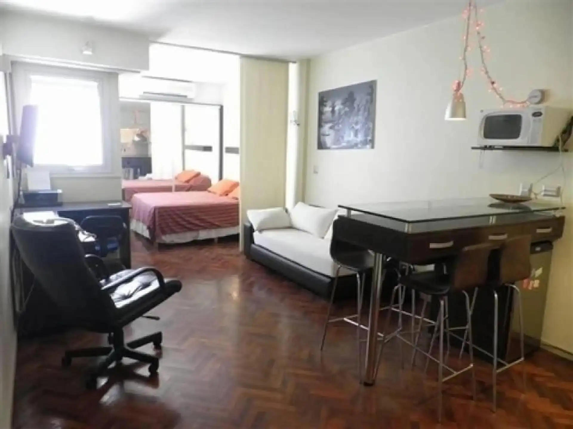 Furnished studio apartment for short-term rental in Recoleta