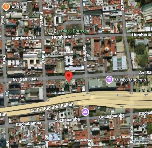 Apartamento de dois dormitórios em San Telmo