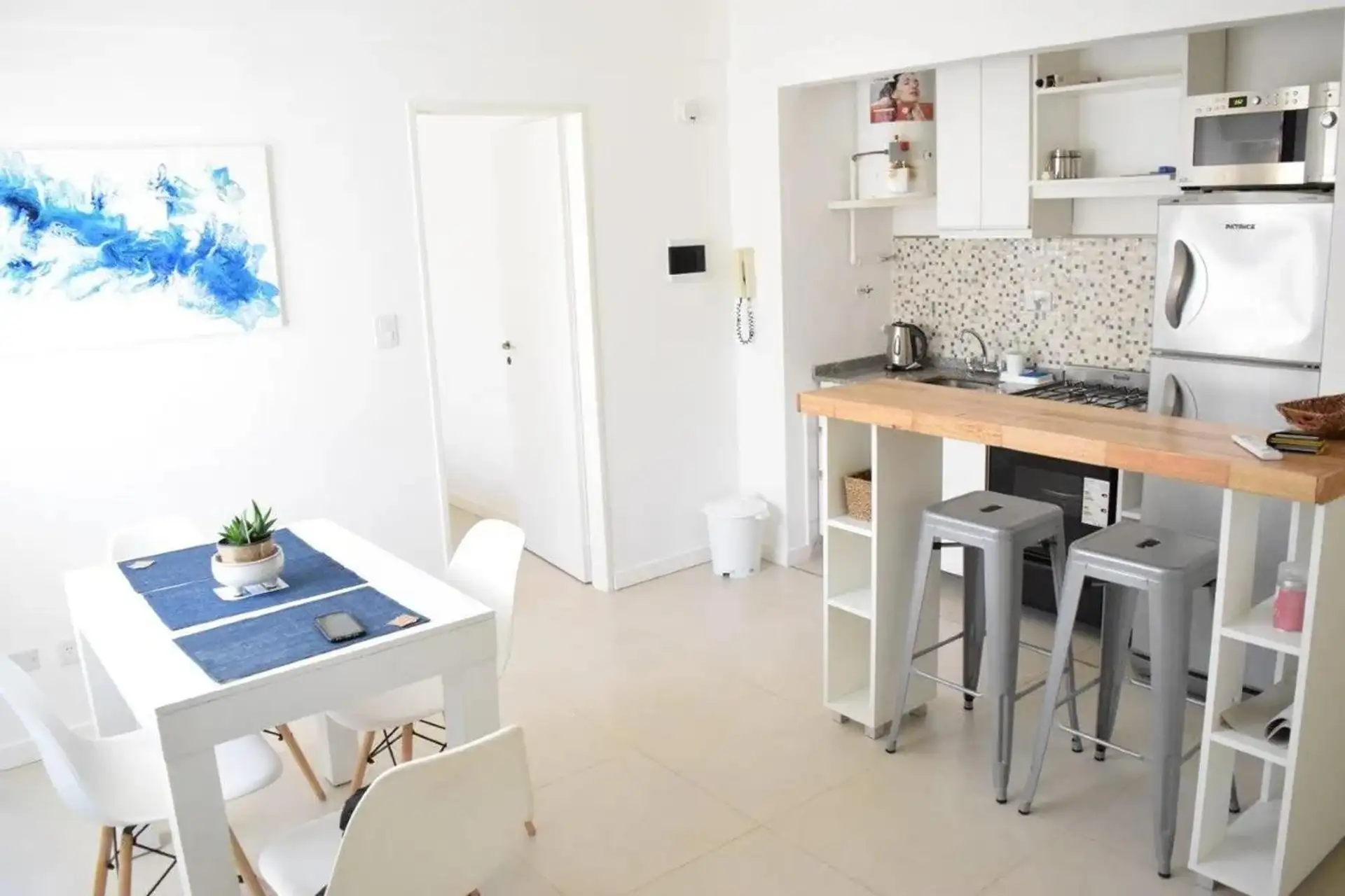 Apartamento de dois ambientes mobiliado em Recoleta