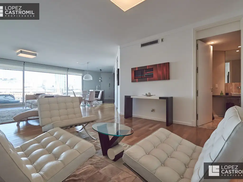 Puerto Madero, balcón terraza y amenities