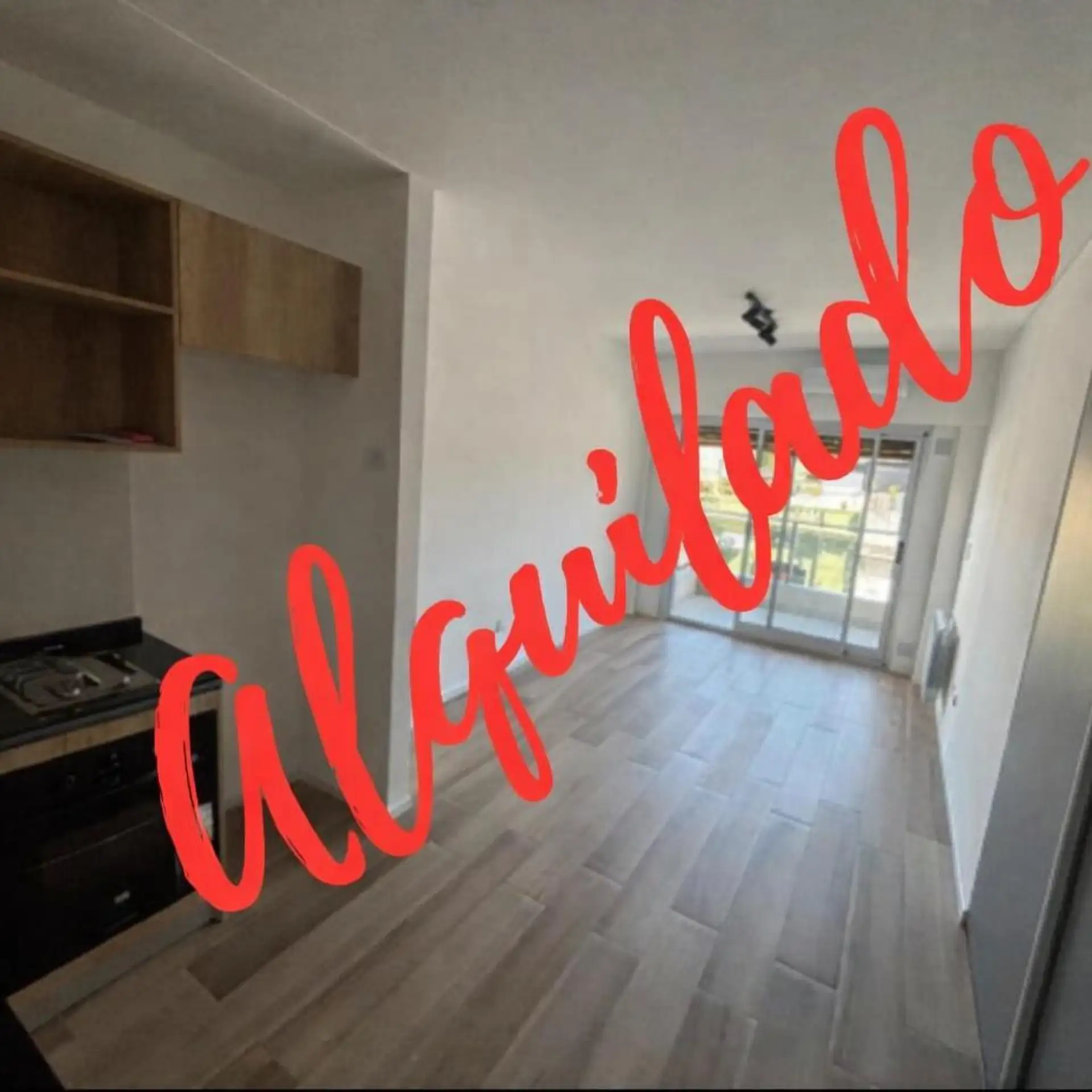 Квартира-студия на переднем плане с балконом в Palermo