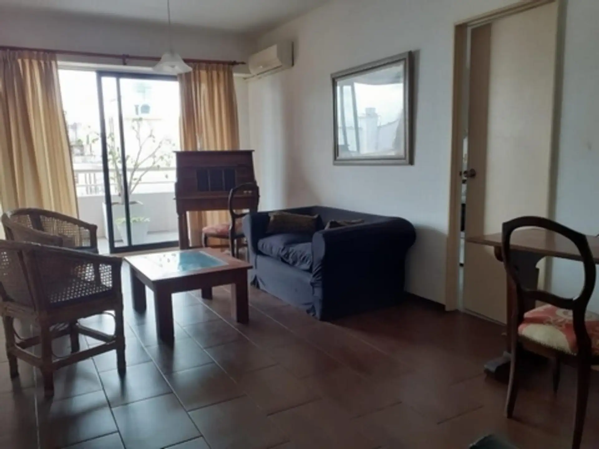 Меблированная квартира с 1 спальней и балконом в Palermo