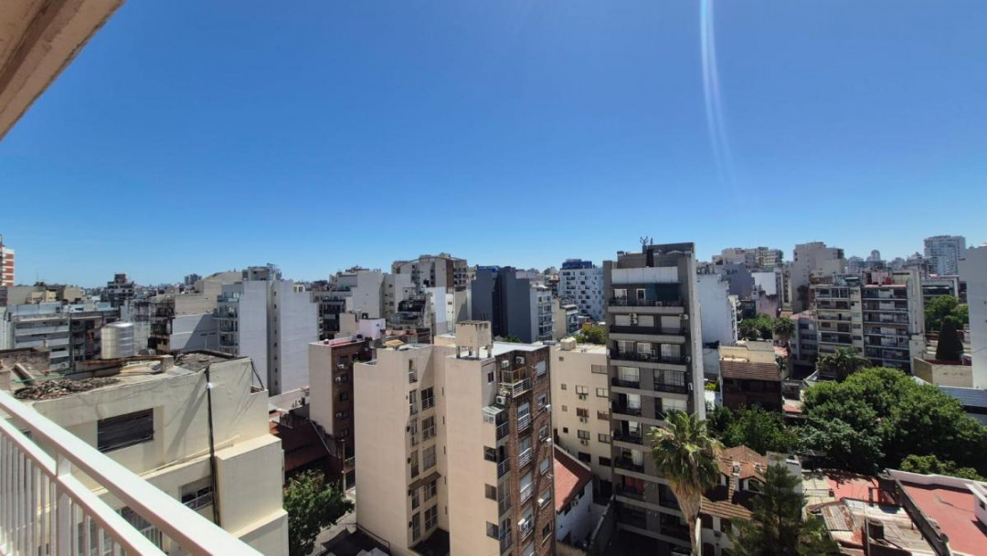 Apartamento de três ambientes mobiliado em Caballito