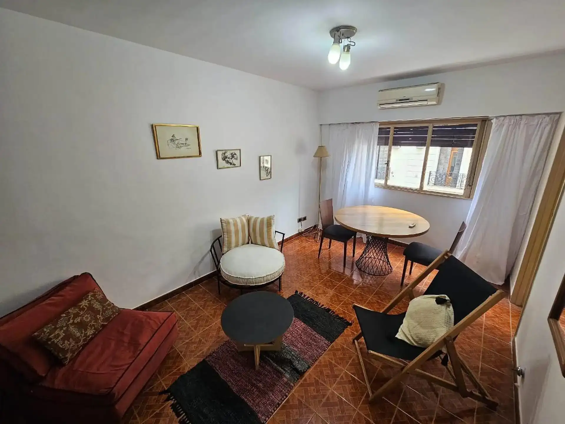 Furnished studio apartment in San Nicolás