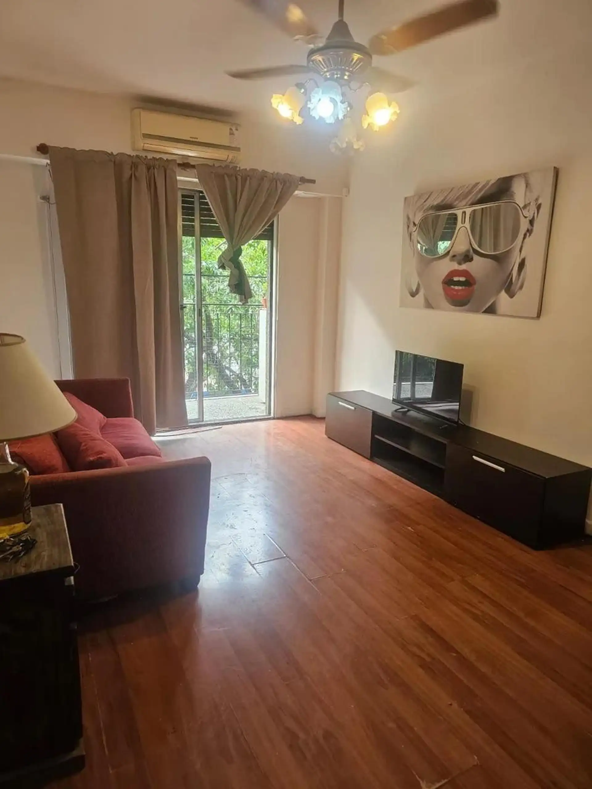 Apartamento de 1 quarto em Chacarita