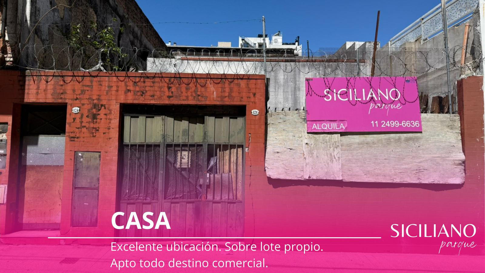 Casa comercial de 3 quartos em Caballito