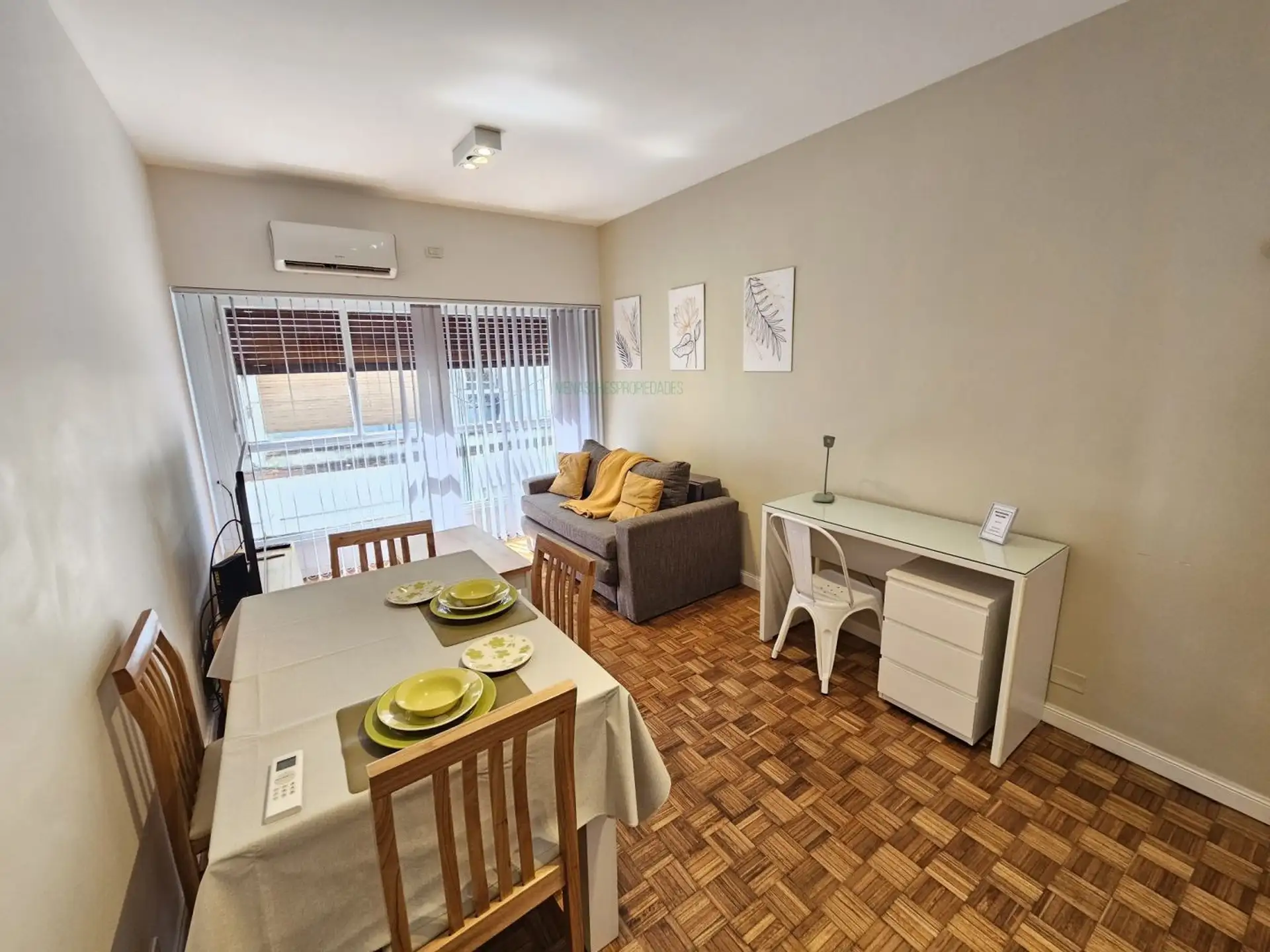 Apartamento de 2 ambientes mobiliado com 1 quarto em Chacarita